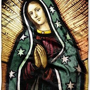 Northwest CompanyAmerican Heritage Royal Plush Blessed Mary Raschel Throw -NEW